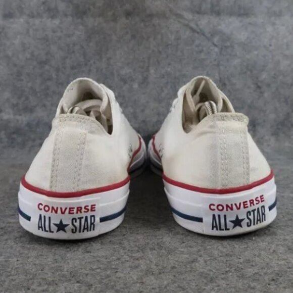 CONVERSE All Star White Low Top Sneakers Chuck Taylor Shoes SZ W9.5 -M7.5 - Picture 11 of 15